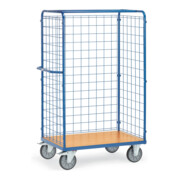 fetra Paketwagen 858+ Drahtgitterwänden, Tragkraft 600kg mit TPE-Reifen-2