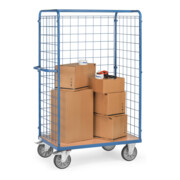 fetra Paketwagen 858+ Drahtgitterwänden, Tragkraft 600kg mit TPE-Reifen-4