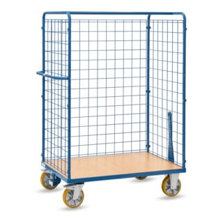 fetra Paketwagen 8583-1 Routenzug blau pulverbeschichtet