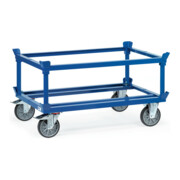 fetra Paletten-Fahrgestell 22799 - Ladefläche 810x610mm TPE-Reifen-5