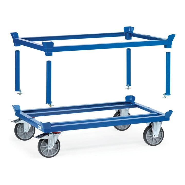fetra Paletten-Fahrgestell 22802 - Ladefläche 1210x1010mm TPE-Reifen