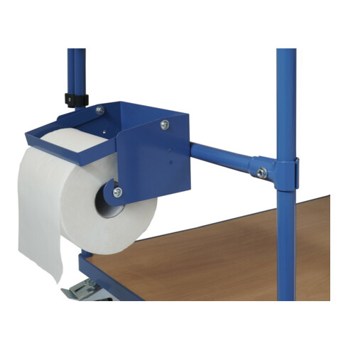 fetra Papierrollenhalter inkl. Anbausatz für Tischwagen 900 x 500