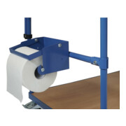 fetra Papierrollenhalter inkl. Anbausatz für Tischwagen 500 mm breit