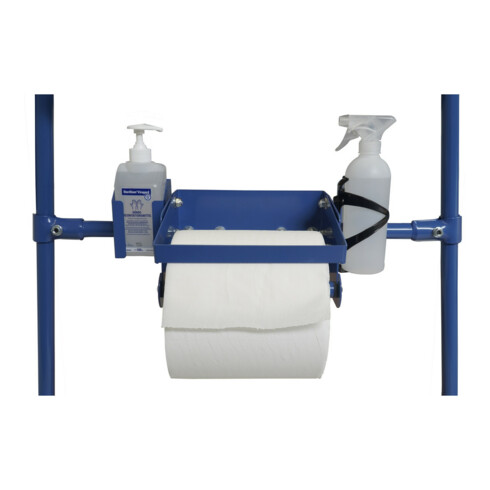 fetra Papierrollenhalter inkl. Anbausatz für Tischwagen 500 mm breit