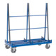 fetra Plattenwagen 4474-beidseitig - Tragkraft 1200kg Elastic-Vollgummi-Reifen