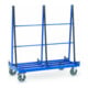 fetra Plattenwagen 4476-beidseitig - Tragkraft 1200kg Elastic-Vollgummi-Reifen
