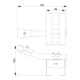 fetra Porte-bouteilles pour bouteilles Bode1000ml - surface de pose (l x p) : 84 x 87 mm