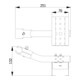 fetra Porte-bouteilles pour bouteilles Euro500ml - surface de pose (l x p) : 70 x 55 mm