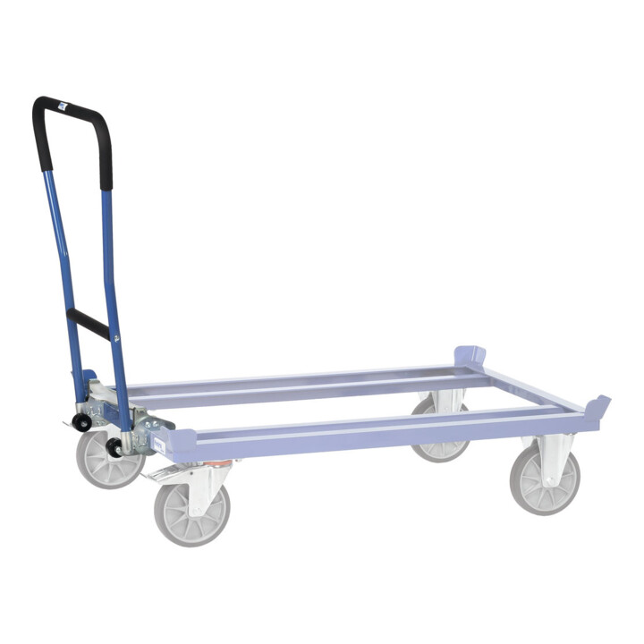 fetra Poussette tubulaire à simple encliquetage pour chariot à palettes