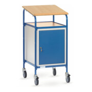 fetra Pupitre roulant 5836 avec surface d'écriture et armoire en acier-2