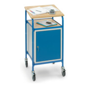 fetra Pupitre roulant 5836 avec surface d'écriture et armoire en acier-4