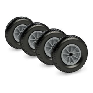 Pneus fetra PU 4 pièces