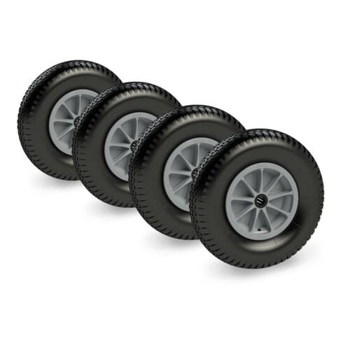 Pneus fetra PU 4 pièces