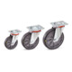 Roulette fetra swivel, pneus TPE-ESD-1