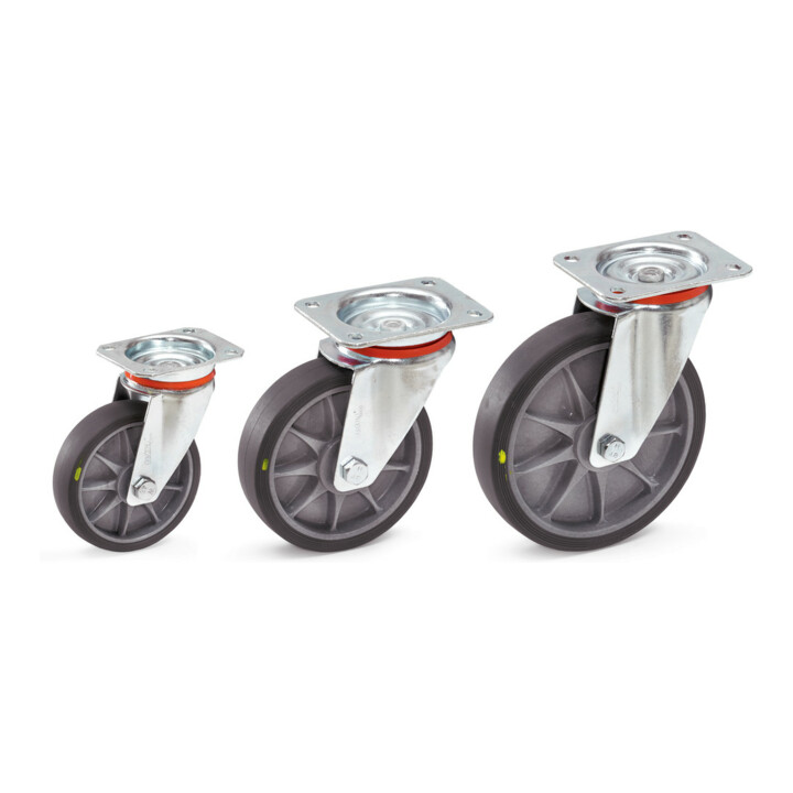 fetra Roulette pivotante 125 x 32 mm - charge max. 135 kg
