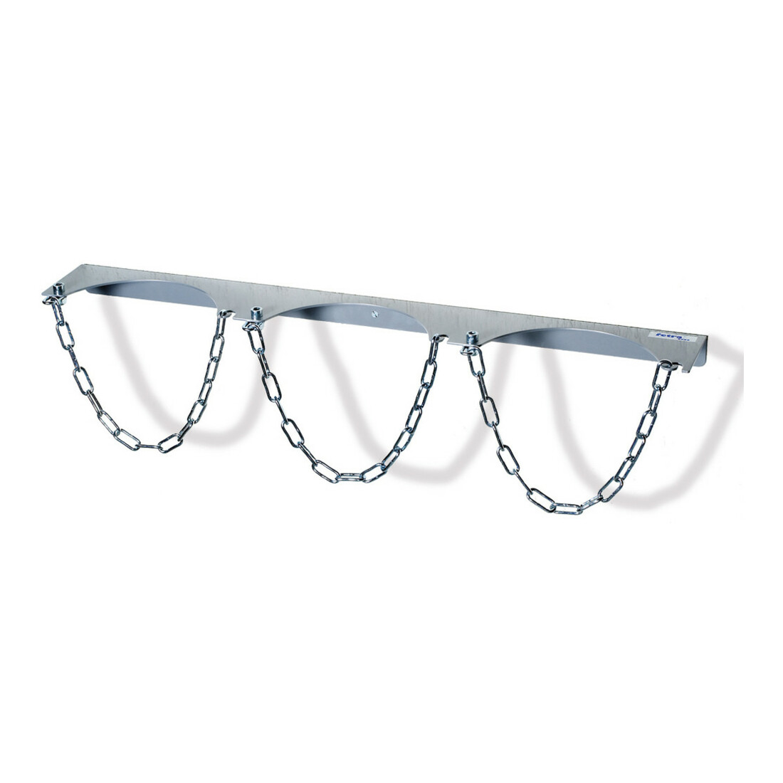 fetra Stahlflaschen-Wandhalterung 3 x 140 mm