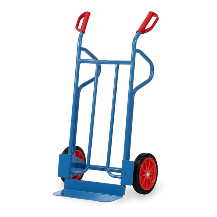 fetra Stahlrohr-Sackkarre B1215V - Vollgummibereifung Tragkraft 350 kg