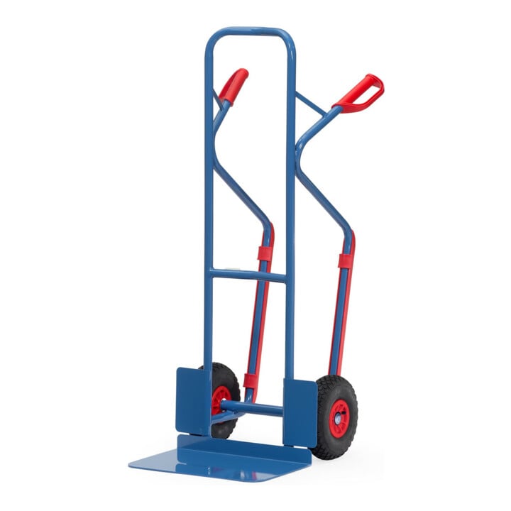fetra Stahlrohr-Sackkarre B1331L - Luftbereifung Tragkraft 300 kg