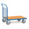 fetra Stirnwandwagen bis 600 kg, mit Stirnwand aus Drahtgitter, TPE-Bereifung-1