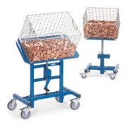 fetra Support de matériel 3285, charge max. 250kg, inclinable, hauteur réglable en continu-2