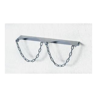fetra Support mural pour bouteilles en acier 2 x 320 mm