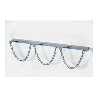 fetra Support mural pour bouteilles en acier 3 x 230 mm