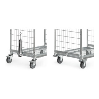fetra Timon et attelage pour chariot de 550 de largeur