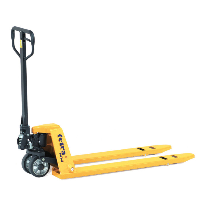 fetra Transpalette 2120 Capacité de charge 2000kg, roues directrices en caoutchouc plein, galets de fourche en nylon