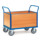 fetra Vierwandwagen, TPE-Reifen, bis 600 kg, mit 4 Wänden aus Holz-1