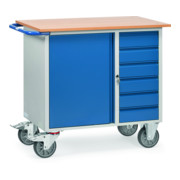 fetra Werkstattwagen 2450 - Tragkraft 400kg TPE-Reifen-1