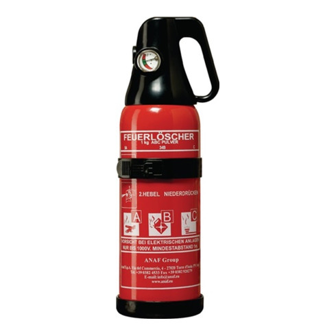 Feuerlöscher FLP 3323/EN 3/1kg 5A 34B C rot GEV