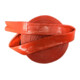 Feuerschutzschlauch Silikon/Fiberglas, rot, 8 x 10,60mm-1