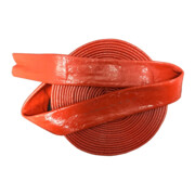 Feuerschutzschlauch Silikon/Fiberglas, rot, 8 x 10,60mm