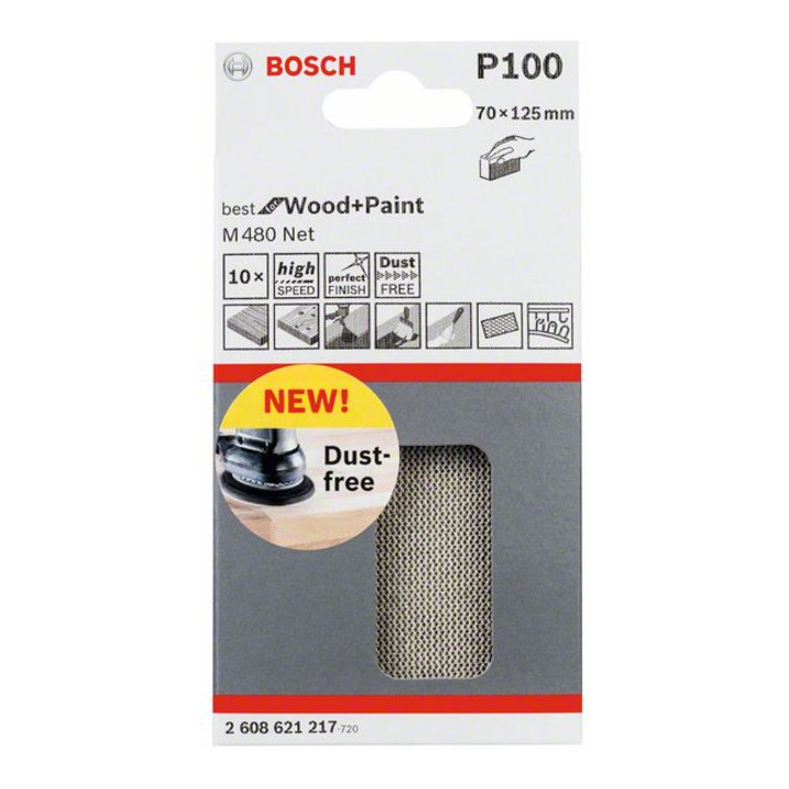 Feuille abrasive 70 x 125 mm, 100