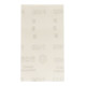 Feuille abrasive Bosch M480, idéale pour le bois et la peinture, 70 x 125 mm
