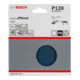 Feuille abrasive Bosch F550, Expert for Metal, 115 mm, 120, non perforée, fixation auto-agrippante, pack de 5-2
