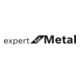 Feuille abrasive Bosch F550, Expert for Metal, 125 mm, 24, non perforée, fixation auto-agrippante, pack de 5-4