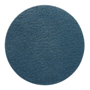 Feuille abrasive Bosch F550, Expert for Metal, 125 mm, 40, non perforée, fixation auto-agrippante, pack de 5