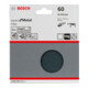 Feuille abrasive Bosch F550, Expert for Metal, 125 mm, 60, non perforée, fixation auto-agrippante, pack de 5-5