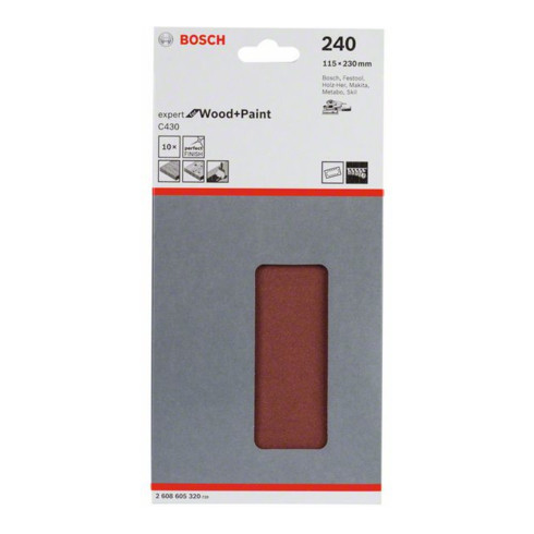 Feuille abrasive Bosch C430 115x230