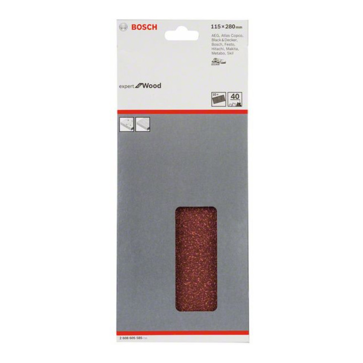 Feuille abrasive C430, pack de 10 115 x 280 mm, 60