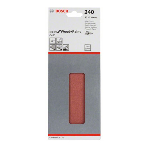 Feuille abrasive Bosch C430 93x230