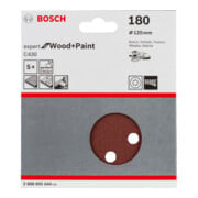 Feuille abrasive C430, pack de 5 125 mm, 180-2