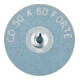 Feuille abrasive COMBIDISC® D. 50 mm granul. 60 Forte 13000 min-¹ PFERD