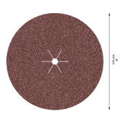Feuille abrasive F460, kit de 5 pièces 125 mm, 40-4