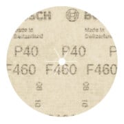 Feuille abrasive F460, kit de 5 pièces 125 mm, 40-5
