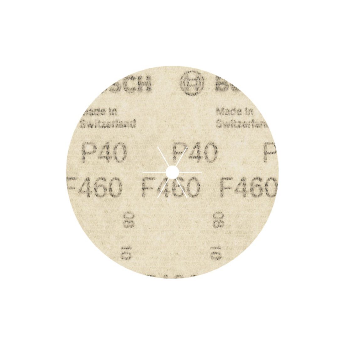 Feuille abrasive F460, kit de 5 pièces 125 mm, 40
