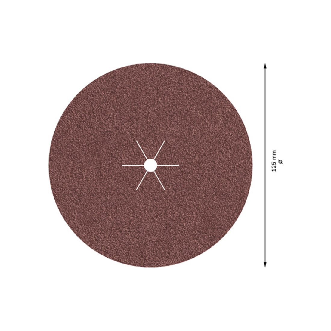 Feuille abrasive F460, kit de 5 pièces 125 mm, 60