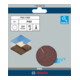 Papier abrasif Bosch F460 serré pour machines de perçage-2