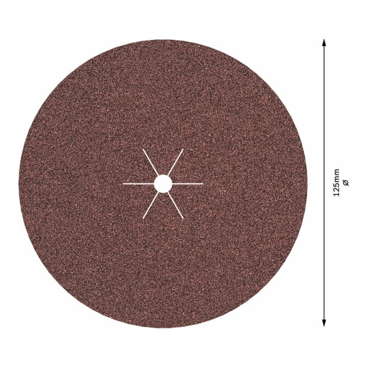 Feuille abrasive F460, kit de 5 pièces 125 mm, 80